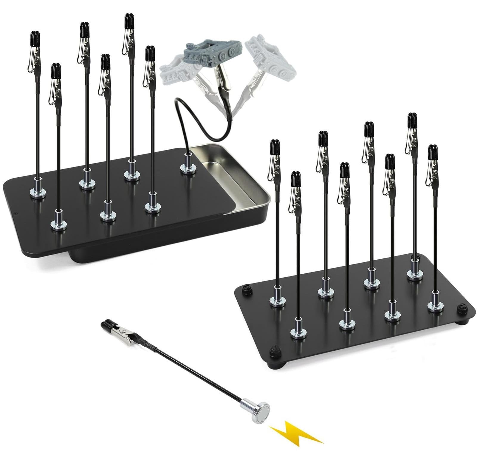 Merkloze Set van 16 Buigbare Magnetische Klemmen met Opbergdoos