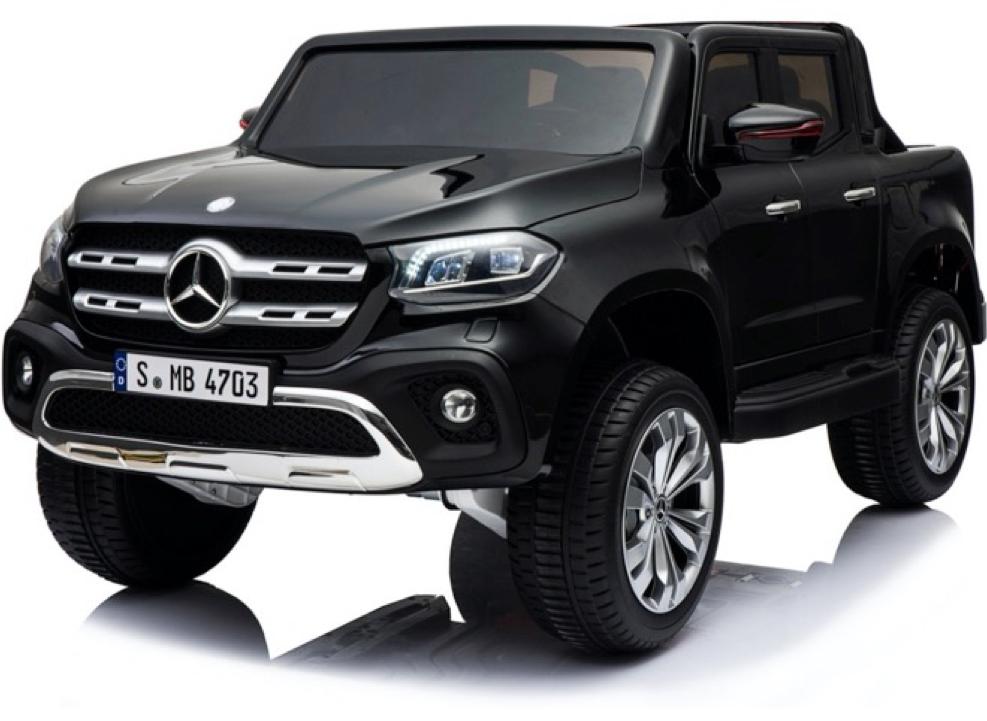 Kinder-Elektroauto Mercedes Benz X-Klasse Allrad für 2 Personen Schwarz