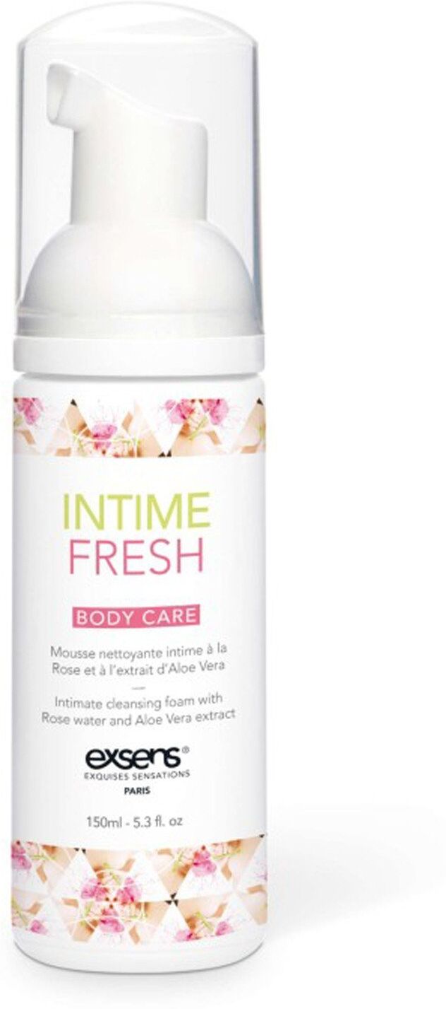 Exsens Mousse nettoyante intime à la rose de Damas et à l'extrait d'Aloe Vera 150ml