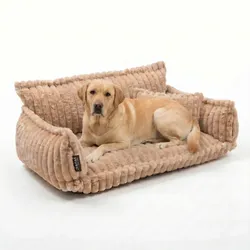Haustiersofa 'Chaffar' - XXL (140cm) / Karamell - Karamell - XXL (140cm)