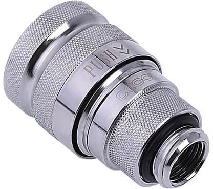 Alphacool Eiszapfen Schnellverschluss Kupplung G1/4 AG - Chrome