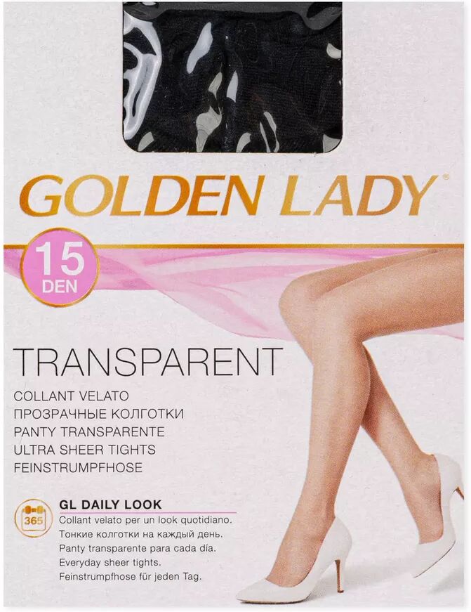 GOLDEN LADY - Strumpfhose, 15 Den, für Damen, Black, Größe I