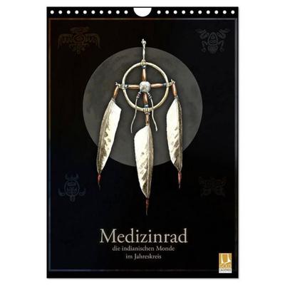 Medizinrad - die indianischen Monde im Jahreskreis (Wandkalender 2027 DIN A4 hoch), CALVENDO Monatskalender