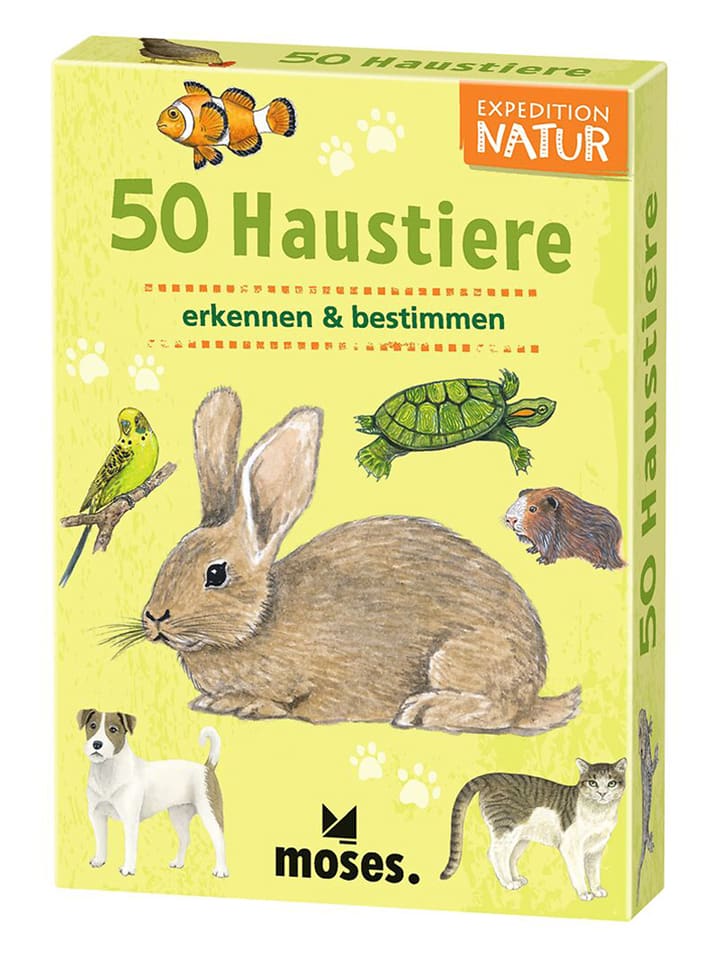 moses. Kartenspiel "Expedition Natur 50 Haustiere" - ab 6 Jahren - onesize