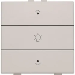 Niko Züblin 102-52043 Einfach Dimmersteuerung für Niko Home Control mit LEDs, light grey 10252043