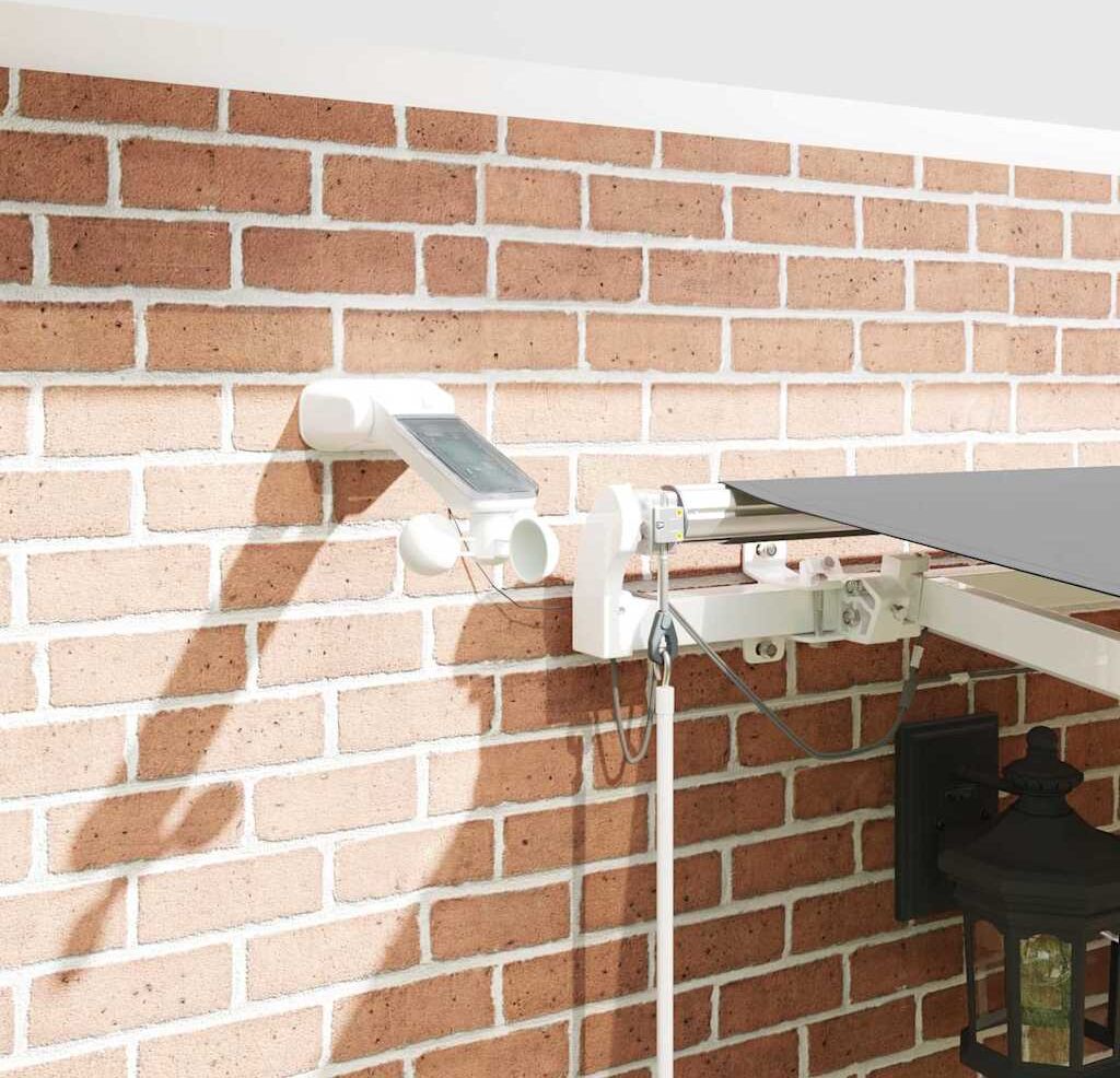 vidaXL Armature de store banne électrique avec LED et capteur