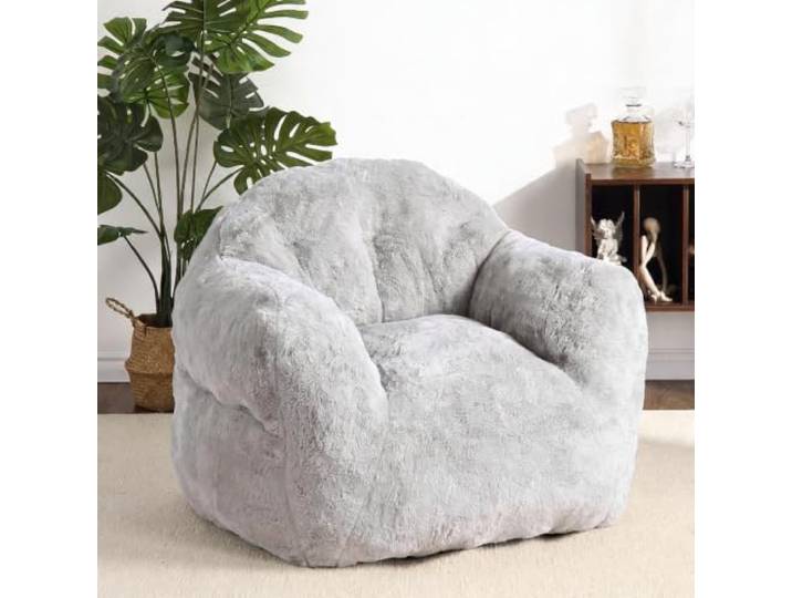 Zstar Sitzsack mit Armlehnen Memory-Schaum Gaming Sofa Flauschiger Sitzsack-Sessel mit waschbarem Bezug für Gaming und Entspannung