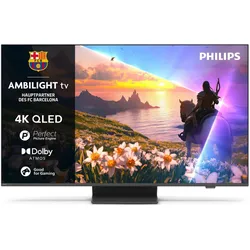 Philips 43PUS8600/12 (43", PUS8600, QLED, 4K, 2025), TV, Schwarz