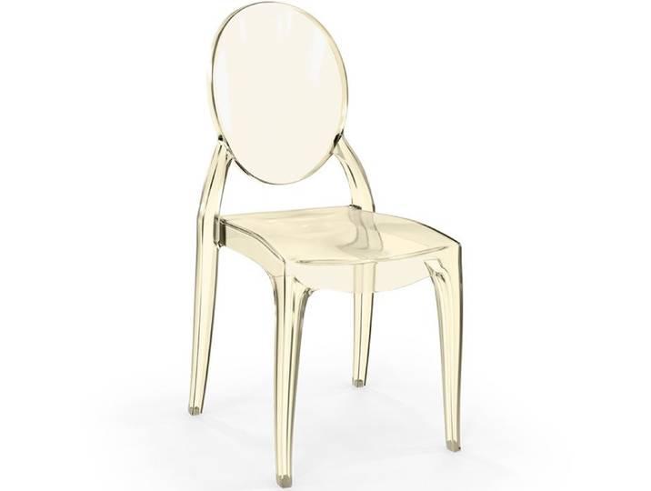 Chaise de salle à manger Transparente - Pauline Ambre