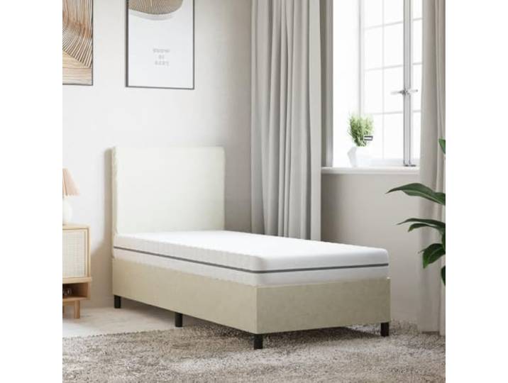 HBBMGYD Matratze aus Schaumstoff, doppelseitig, 90 x 200 cm, mit Mehrschichtiger Schaumstoff ohne Federn, Bezug mit Reißverschluss, waschbar bei 40 °C, komprimiert in Box, wendbar
