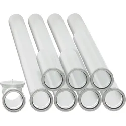 BOSCH Abgaszubehör FC-Set-SR110 Set Abgasrohre d:110mm, 10m + Prüfrohr