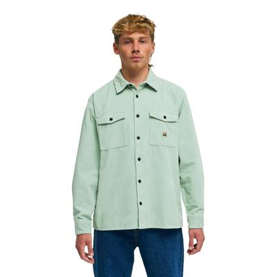 Langarmhemd BILLABONG "Bong Days", Herren, Gr. XXL, vintage grün, Obermaterial: 100% Baumwolle., Hemden