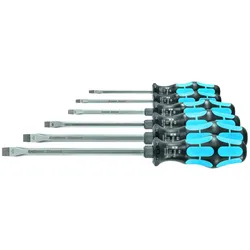 Wera, Schraubenzieher, Schraubendreher-Satz für Schlitz, mit Kraftform-Heft (Schlitz)