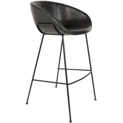 Zuiver Feston Barhocker, höhe 76 cm, schwarz