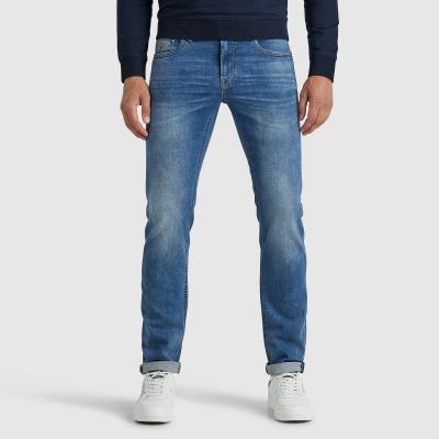 5-Pocket-Jeans PME LEGEND "NAVIGATOR PTR121", Herren, Gr. 32, Länge 36, blau (worn blau tail), Denim/Jeans, Obermaterial: 93% Baumwolle, 6% Polyester, 1% Viskose, lang, Jeans 5-Pocket-Jeans
