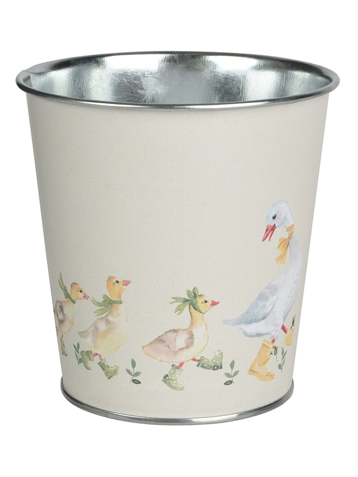 Kaeming Pflanzkübel in Creme - (H)10 x Ø 10 cm - onesize