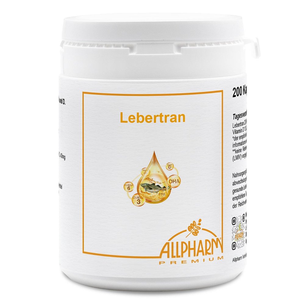 ALLPHARM Vertriebs GmbH Lebertran Kapseln 500 mg 05856355