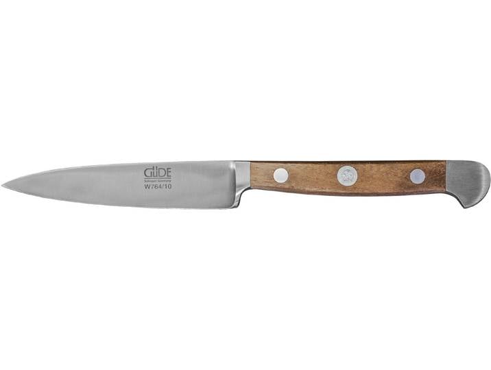 Güde Messer Solingen Spickmesser Güde Alpha Spickmesser 10cm, Walnuss