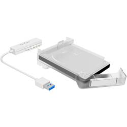 ICY BOX IB-AC703-U3, USB 3.0 zu 2,5 SATA Festplatten (9,5 mm Höhe) Adapter Kabel mit Schutzbox, Zugriff LED, USB 2.0 compatibel 60002