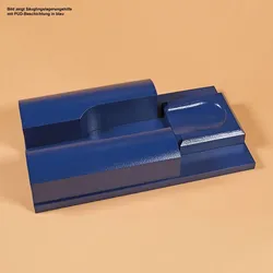 Säuglingslagerungshilfe blau 40 x 70 cm für Hüftsonographie mit PU-Beschichtung ...
