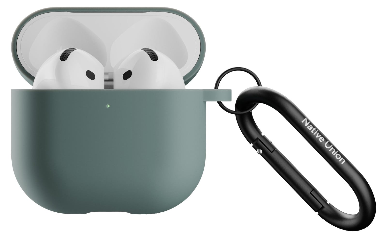 Native Union Active siliconen hoesje voor AirPods 4e generatie, groen