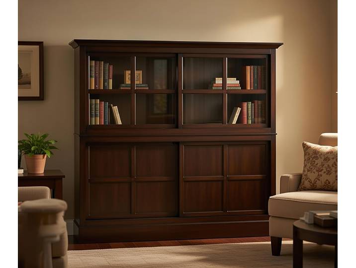 Highboard 191 x 152 x 49cm Braun/Pinie Braun/Pinie Creme
