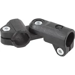 ROHRVERBINDER, GELENK FÜR RUNDROHRE, THERMOPLAST, KOMP:STAHL, A=30