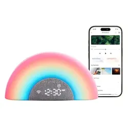 Momcozy Rainbow Sound White Noise Machine mit App-Fernbedienung