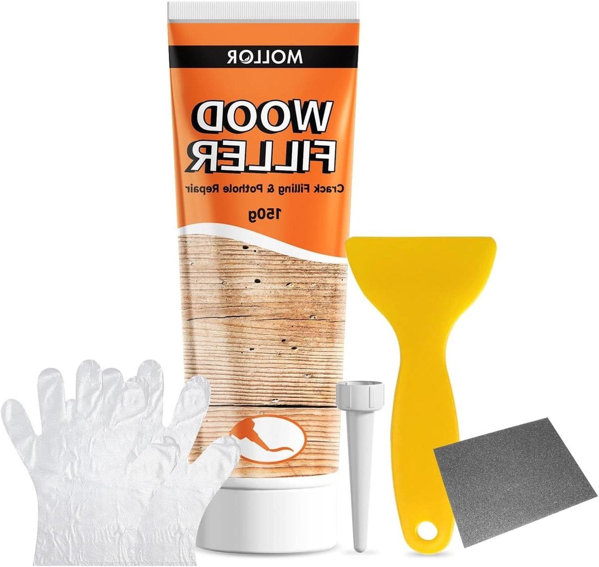 Universele Houtvuller Wit - Houtreparatie Kit voor Meubels - 150g