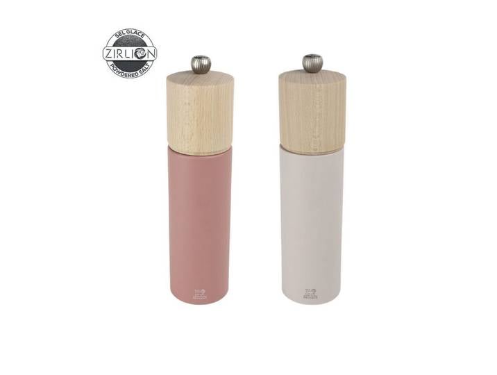 PEUGEOT Salz-/Pfeffermühle BOREAL 21cm Rosa Buchenholz Stahl Zirkonia Mahlwerk