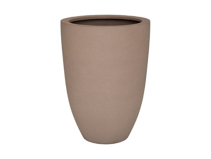 Hochwertiger In-/Outdoor Blumentopf „Natural Ben“ Taupe Ø 40 x 55 cm Pottery Pots
