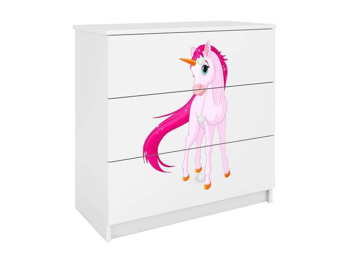 KOMMODE Babydreams Einhorn 81/81/41