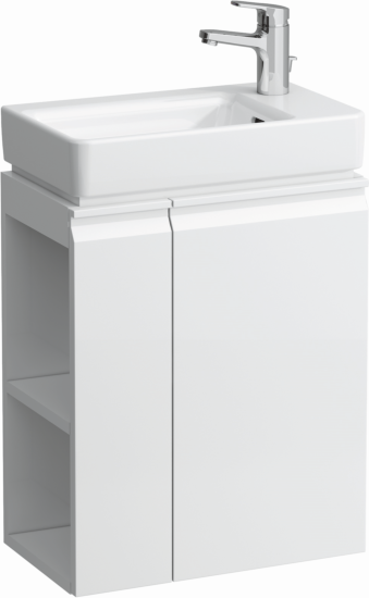 LAUFEN Pro s Waschtisch-Unterschrank H4830020954231 47x58x27,5cm, Wenge, Seitenablage links