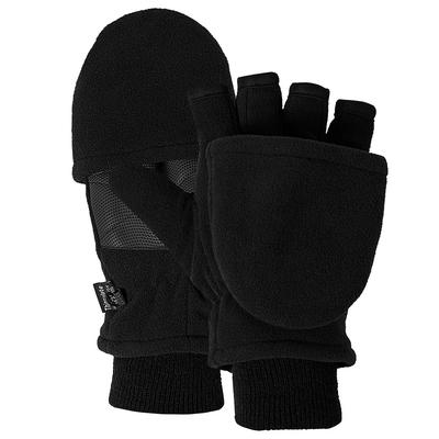 Fleecehandschuhe HEATKEEPER, Damen, Gr. S/M, schwarz, Fleece, Kunstfaser, Handschuhe, TOG-Wert 2,8, leicht und schnell trocknend