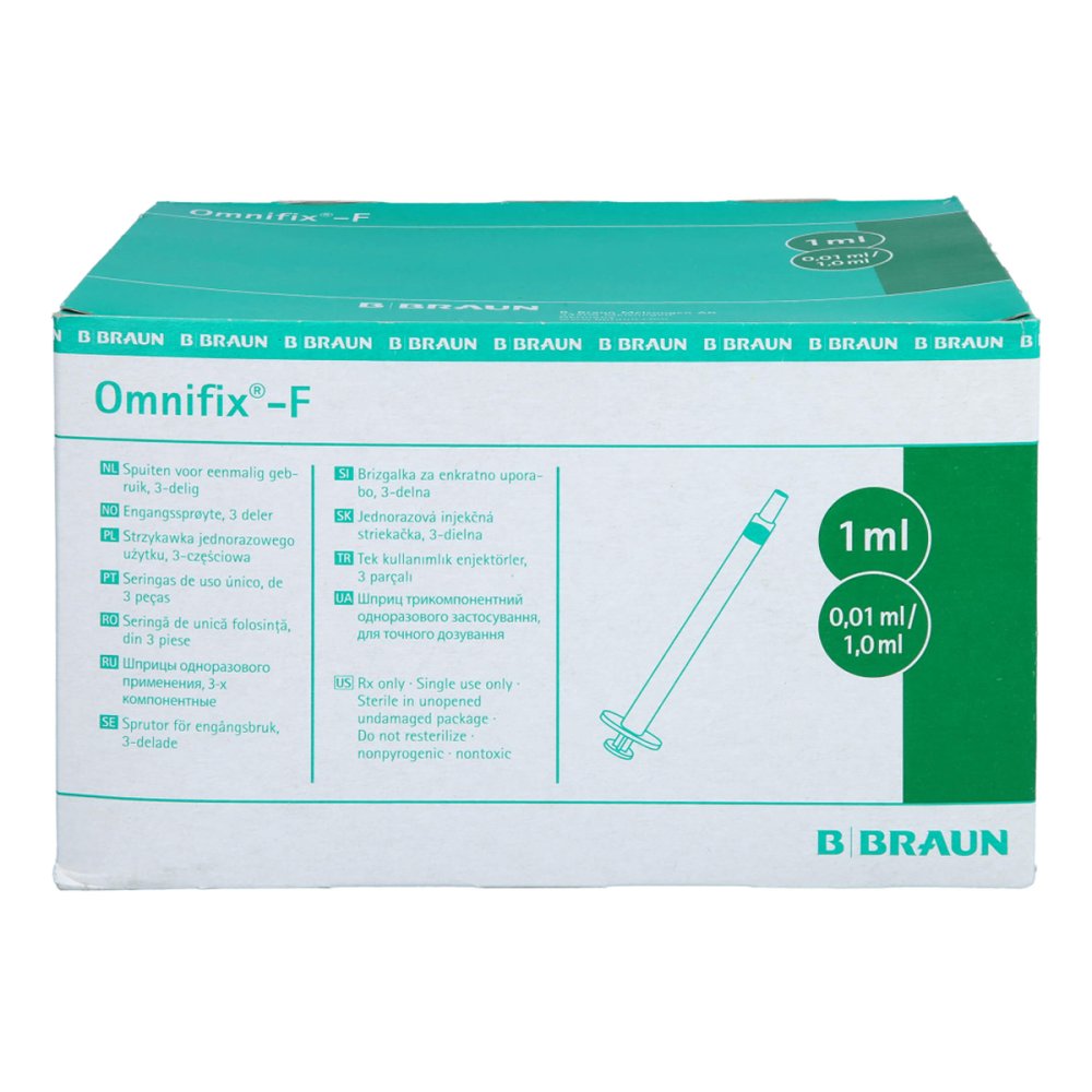 B. Braun Melsungen AG Omnifix F Solo Spr.1 ml Luer-lock Feindosierung 12749565