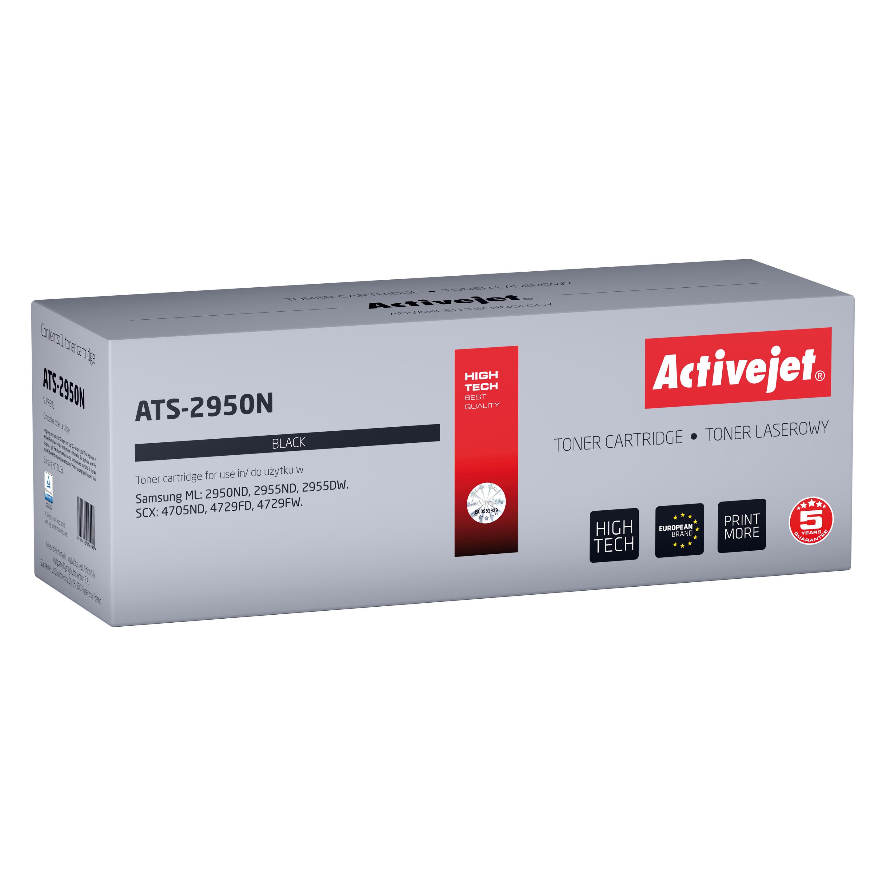Activejet ATS-2950N Tonerkartusche (e) Kompatibel (BK) (ATS-2950N)