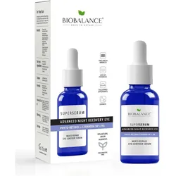 Biobalance, Augenpflege, Bio Balance Advanced Night Recovery, Feuchtigkeitsspendendes und Anti-Falten-Augenserum für die (Augenpflege Serum, 20 ml, Nacht)