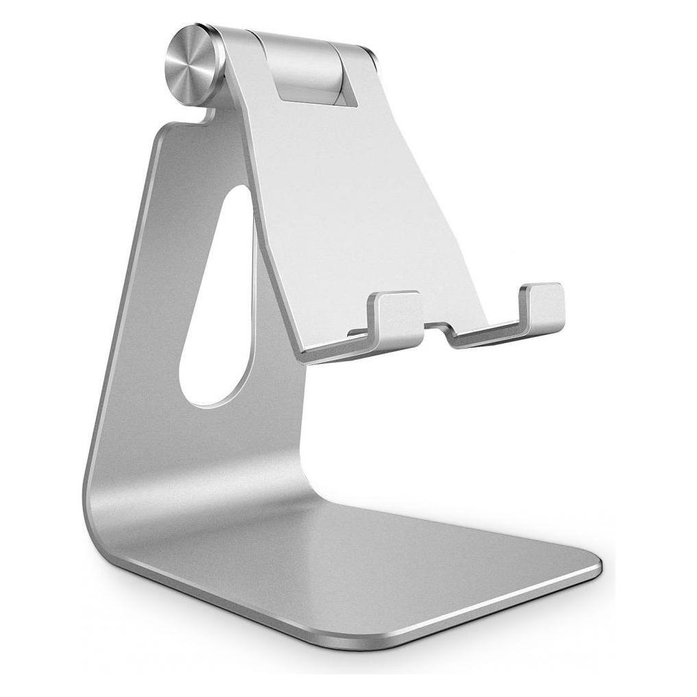 Techsuit - Desk Holder (Z4a) - Folding Feature, for Phone, Tablet, max 8" - Silver (56339783)