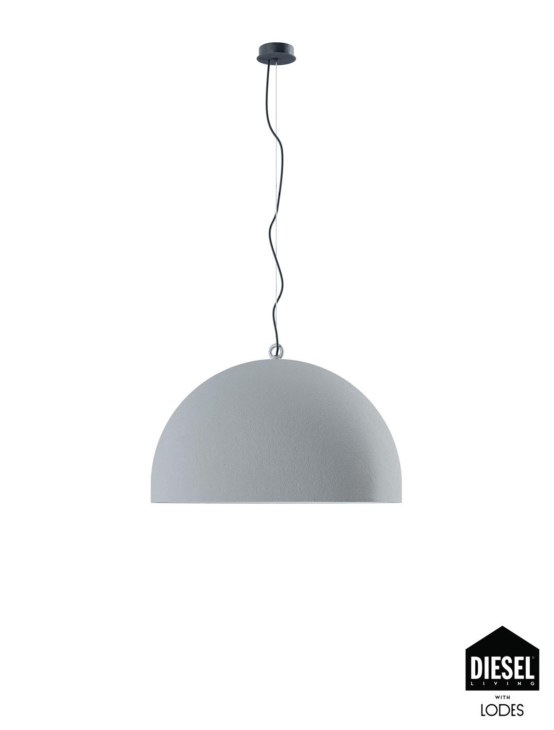 Diesel Leuchten Pendelleuchte URBAN CONCRETE dunkelgrau 80cm 50223 3100 8057501005821