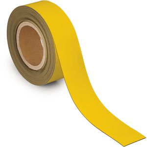 Maul Magnetband 65249, gelb, Kennzeichnungsband, 1mm Stärke, 50 mm x 10 m