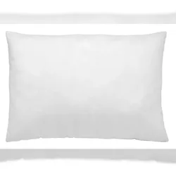 Glatte Baumwolle Kissenbezug 45x90cm extra weiche Baumwolle in Spanien Blanco Naturals gemacht