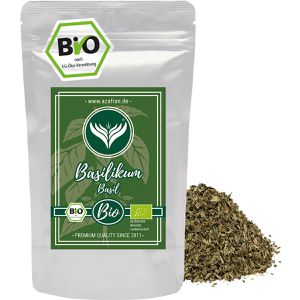 Azafran Basilikum Premium Qualität, im Beutel, BIO, aus Ägypten, getrocknet und gerebelt, 250 g