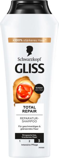 Gliss TOTAL REPAIR Shampoo 250 ml 6086061007