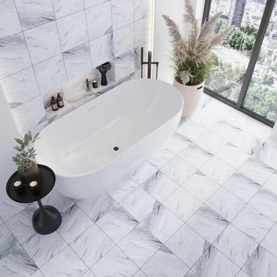 Apollo Tile Regalia 12x12 Blue Gray Porcelain Veining Wall and Floor Tile (13.56 sq ft/case) - 14 Pack