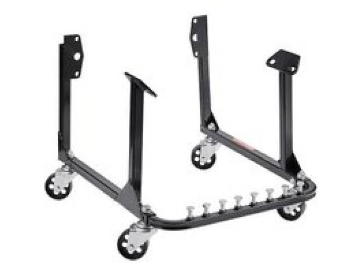 VEVOR U-förmige Motorständer Motorhebewagen (340 kg belastbar), robuster Motorhalter aus Stahl mit 4 Lenkrollen & 4 Hakenpositionen, geeignet für BB-CHEVY- und GEN-1 SB-CHEVY-Motoren