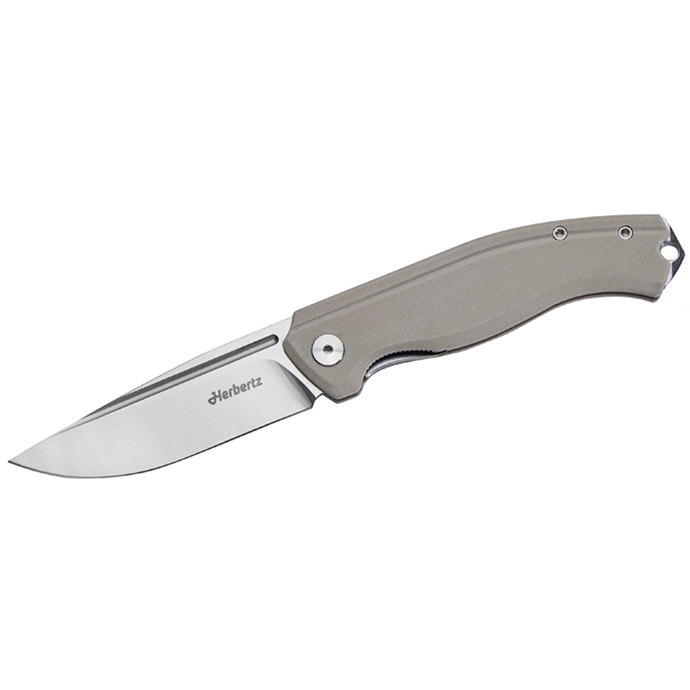 Herbertz Kompakt Liner Lock G10 messer Taschenmesser weiss Camping