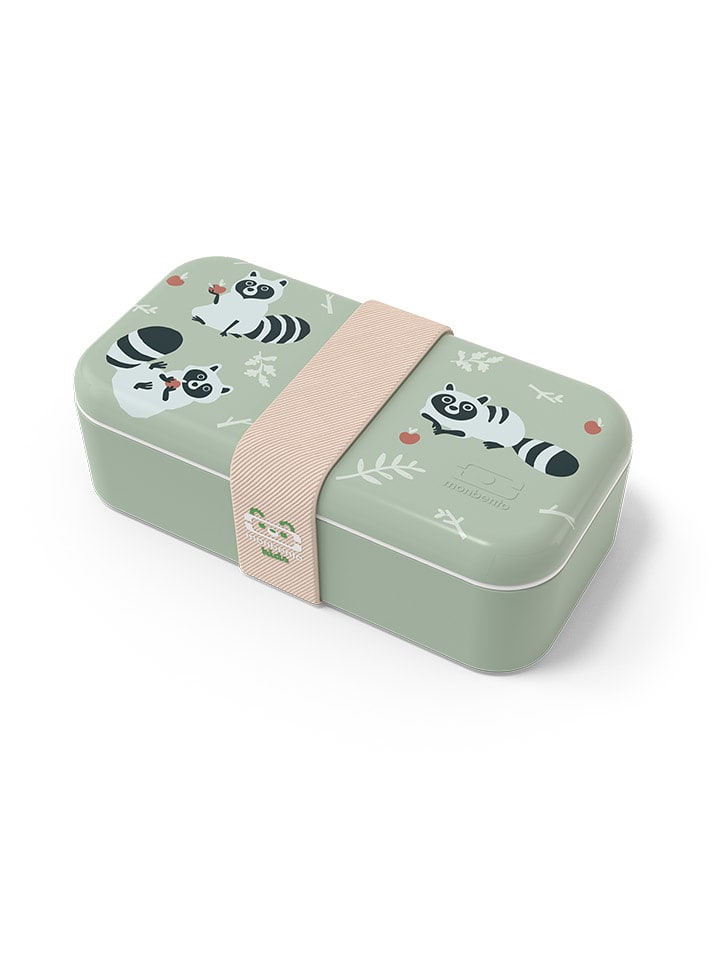 Monbento Lunchbox "Raccoon" in Grün - 500 ml - onesize