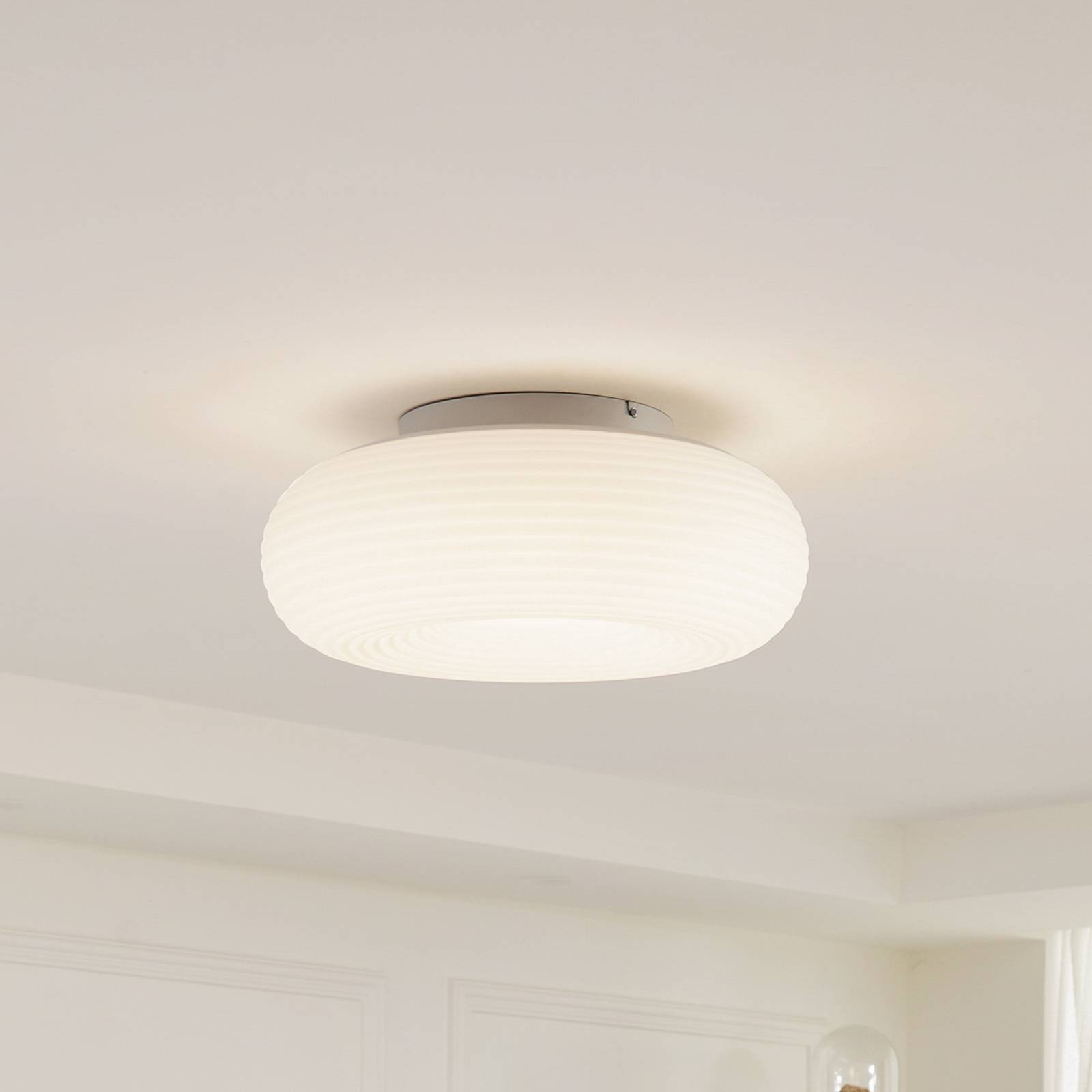Smart Home Deckenlampe Bolti Lucande, dimmbar, weiß / opal, für Wohn- / Esszimmer, Kunststoff, Modern, Smart Home Deckenlampe