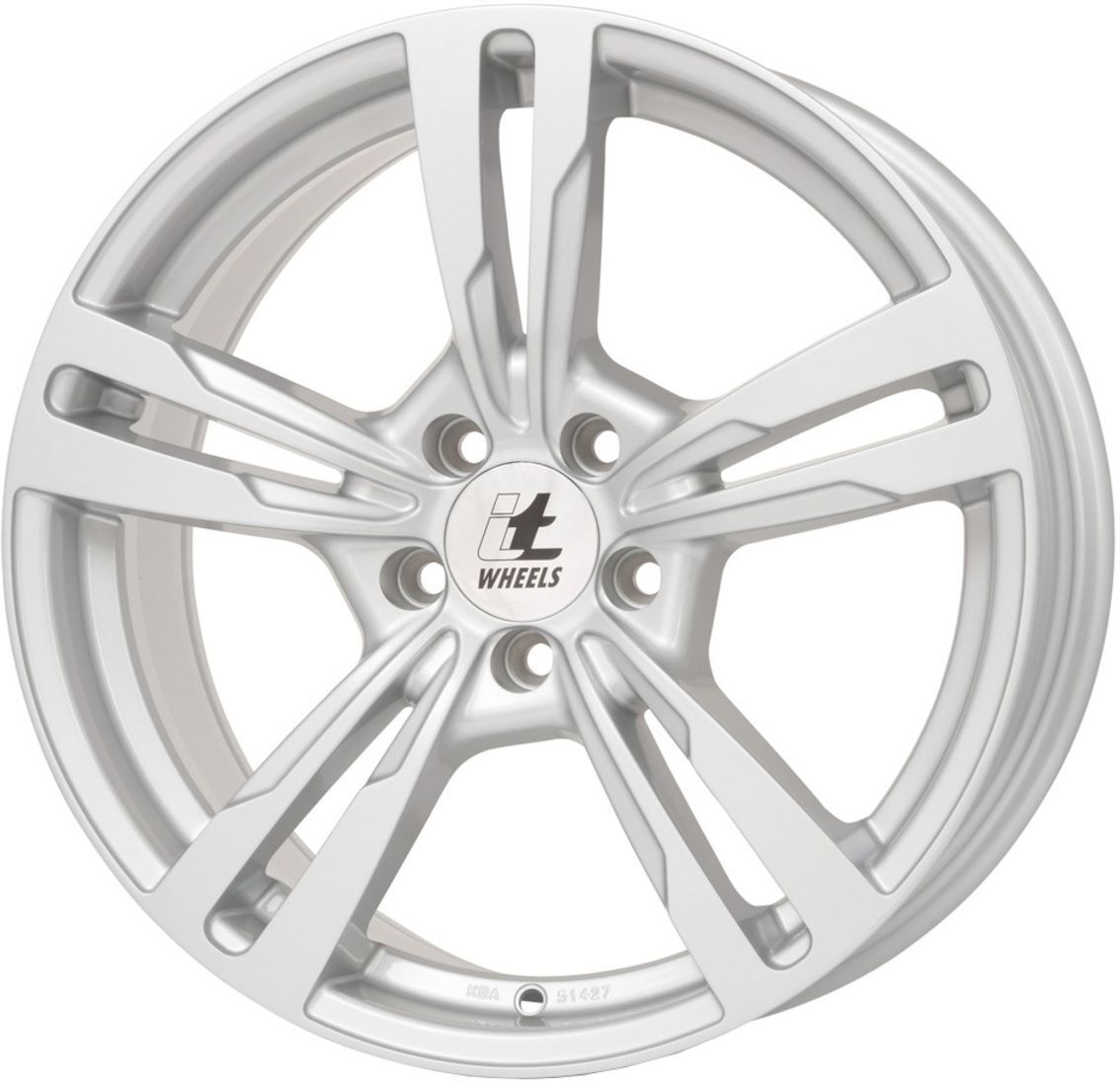 Itwheels Cerchio in lega 18'' Anna 5x120 8J ET35, Farbe Glanzsilber