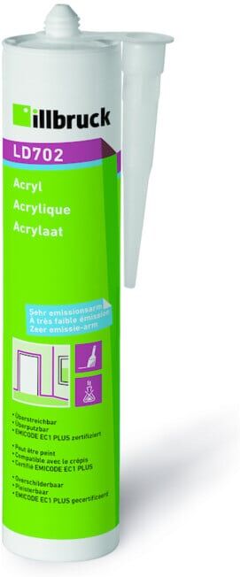 illbruck Mastic acrylique LD702 gris 310 ml cartouche (394945)